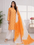 Bareeze 3 Pcs Women's Unstitched Lawn Embroidered Suit